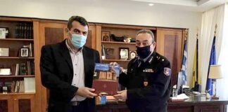 Επίσκεψη του νέου Διοικητή Πυροσβεστικής Υπηρεσίας Δυτικής Μακεδονίας στον Αντιπεριφερειάρχη Καστοριάς