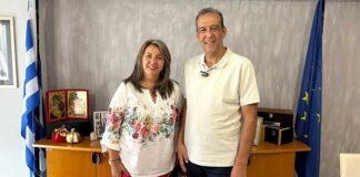 Συνάντηση της Μαρίας Αντωνίου με τον Διοικητή του Γενικού Νοσοκομείου Καστοριάς