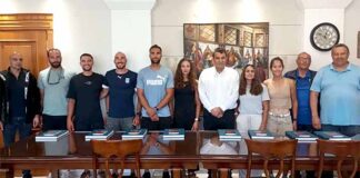 Επίσκεψη της Εθνικής Ομάδας Κωπηλασίας στον Αντιπεριφερειάρχη Καστοριάς