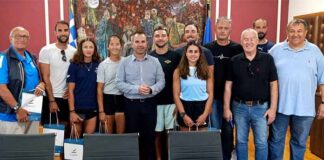 Η Εθνική Ομάδα Κωπηλασίας στον Δήμο Καστοριάς