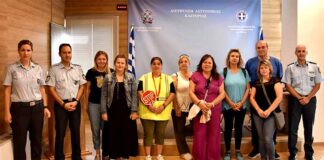 Ενημέρωση προς τους σχολικούς τροχονόμους από το Τμήμα Τροχαίας Καστοριάς