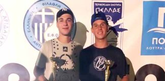 Θριαμβευτικό φινάλε του Γιώργου Σιάντση στα juniors με χρυσό στο διπλό U18