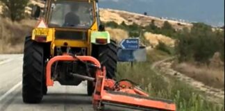 Κοπή χόρτων σε δρόμους της Π.Ε. Καστοριάς