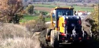 Συντήρηση αγροτικής οδοποιίας από την Π.Ε. Καστοριάς