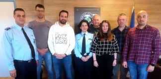 Εθιμοτυπική επίσκεψη των αστυνομικών Καστοριάς στην Ταξίαρχο Πολυξένη Μπακλέση