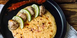 Κεφτέδες μακάλο με λίγη ντομάτα, από την Καστοριά