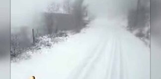 Αποχιονισμός από το Αμαξοστάσιο της Π.Ε. Καστοριάς