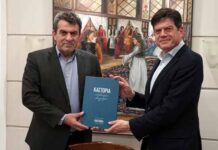 Συνάντηση του Πρέσβη της Ε.Ε. στη Βόρεια Μακεδονία κ. Μιχάλη Ρόκα με τον Αντιπεριφερειάρχη Καστοριάς