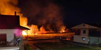 Φωτιά στο Μαυροχώρι Καστοριάς