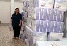 Προσφορά ειδών προσωπικής υγιεινής από την ΠE Καστοριάς στο Γηροκομείο Καστοριάς