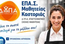 Καστοριά – Ξεκίνησαν οι αιτήσεις στην ΕΠΑ.Σ Μαθητείας ΔΥΠΑ