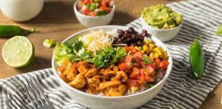 Fajitas με κοτόπουλο