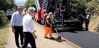 Αυτοψία Αμανατίδη – Σαββόπουλου σε εργασίες ασφαλτόστρωσης