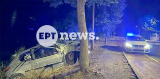 “Άγιο” είχε 19χρονος οδηγός στο Άργος Ορεστικό – Έπεσε σε δέντρο και σώθηκε από γκρεμό