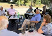 Επίσκεψη του Αντιπεριφερειάρχη Καστοριάς Δημήτρη Σαββόπουλου στον Νέο Οικισμό.