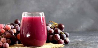 Detox smoothie με κόκκινα σταφύλια και μήλο – Έτοιμο σε 1΄