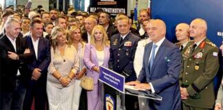 Η Μαρία Αντωνίου στη Δ.Ε.Θ. και στην ομιλία του Πρωθυπουργού Κυριάκου Μητσοτάκη