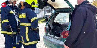Φωτιά σε ΙΧ στo Άργος Ορεστικό – Ηλικιωμένος είχε μια παλιά μπαταρία στο πορτ-μπαγκάζ