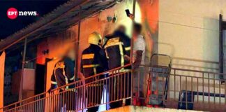 Καστοριά – Φωτιά σε μπαλκόνι σπιτιού στα Λακκώματα